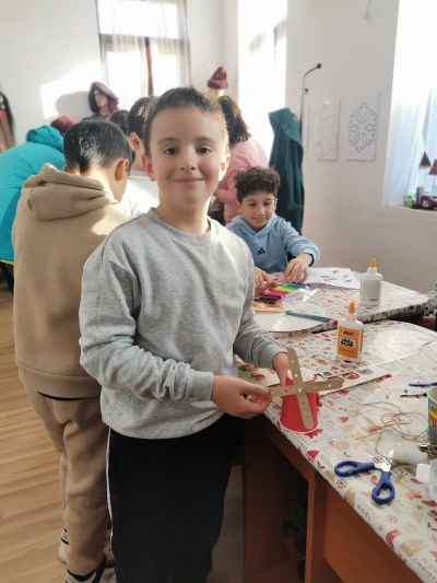 Коледна работилница в музея с деца от училище -  СУ „Св.св.Кирил и Методий” , ОУ „Христо Смирненски“ и  СУ "Христо Ботев"  - ИМ Атанас Караиванов - Карнобат